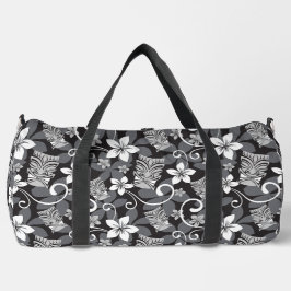 LUAU TIKI MUSTER (HOLZKOHLE) DUFFLE BAG