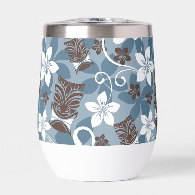 LUAU TIKI PATTERN (BLAU) (Vorderseite)