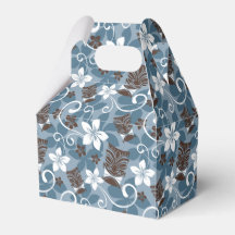 LUAU TIKI PATTERN (BLAU)