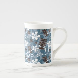 LUAU TIKI PATTERN (BLAU) PROZELLANTASSE