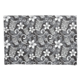 LUAU TIKI PATTERN (CHARCOAL) KISSENBEZUG