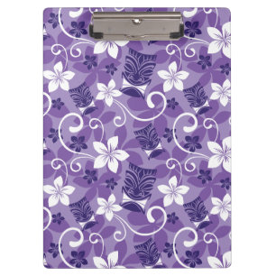 LUAU TIKI PATTERN (LILA) KLEMMBRETT