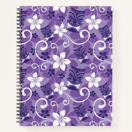 LUAU TIKI PATTERN (LILA) NOTIZBUCH