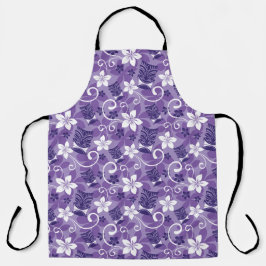 LUAU TIKI PATTERN (LILA) SCHÜRZE