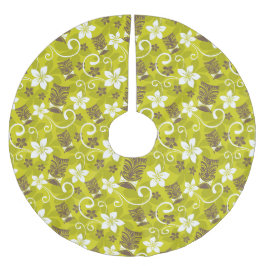 LUAU TIKI PATTERN POLYESTER WEIHNACHTSBAUMDECKE