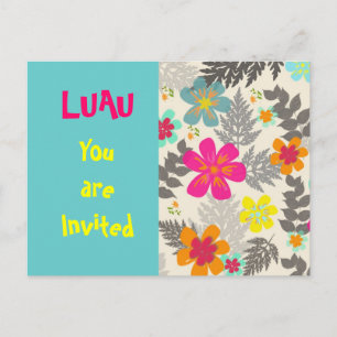 Luau Time Party Einladung Postkarte
