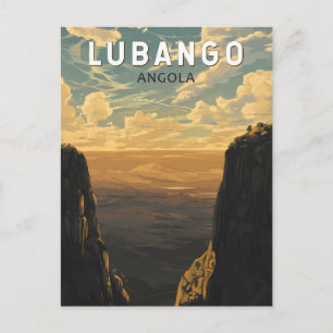 Lubango Angola Reise Kunst Vintage Postkarte