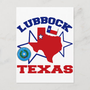 Lubbock, Texas Postkarte