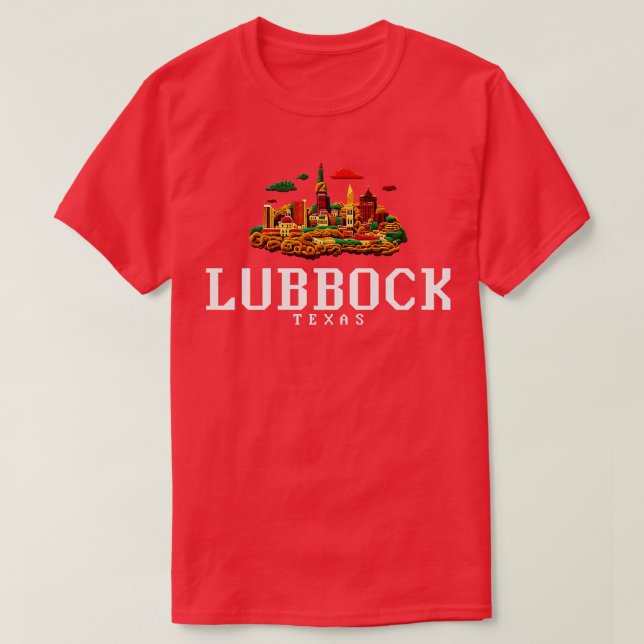 Lubbock Texas T-Shirt (Design vorne)