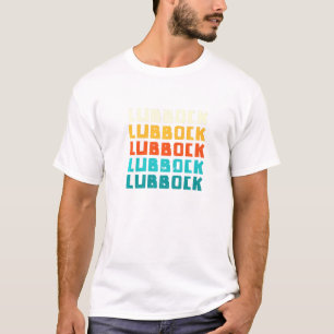 Lubbock Texas Vintag Tx Retro Collection Amerikani T-Shirt