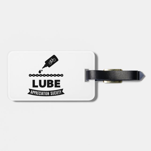 Lube Appreciation Society Cycling Gepäckanhänger (Rückseite horizontal)