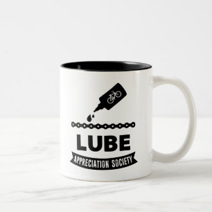 Lube Appreciation Society Cycling Zweifarbige Tasse