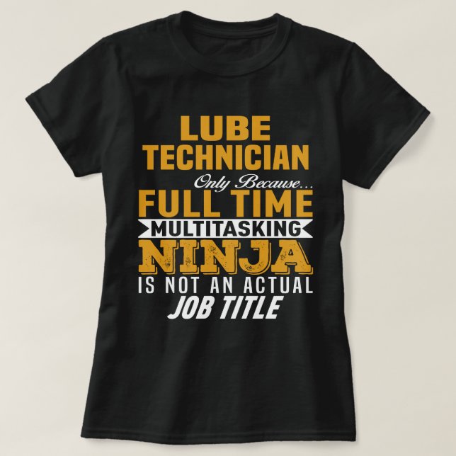 Lube Technician T-Shirt (Design vorne)