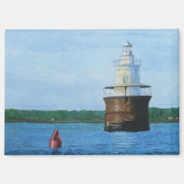 Lubec Channel Lighthosue Painting Magnet (Vorderseite)