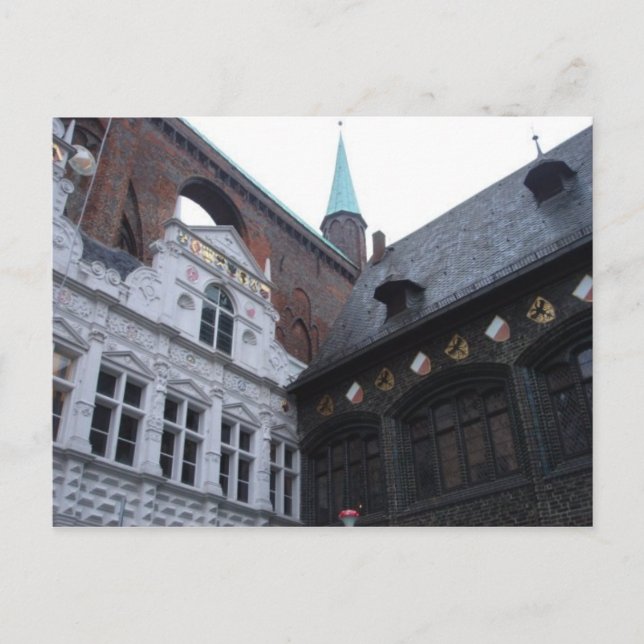 Lubeck Deutschland Postkarte (Vorderseite)