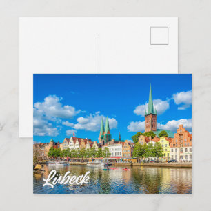 Lübeck, Deutschland Postkarte