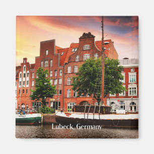 Lubeck Deutschland Stadtbild Magnet
