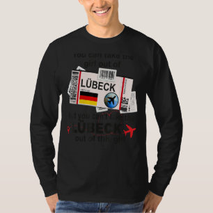 Lübeck Girl Lübeck Boarding Pass Lübeck T-Shirt