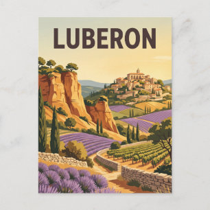 Luberon Regionaler Naturpark Frankreich Postkarte