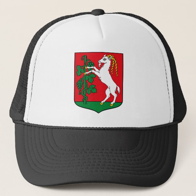 Lublin-Wappen Hut Truckerkappe (Vorderseite)