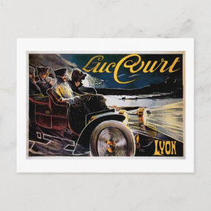 Luc Court - Vintage Automobilwerbung Postkarte