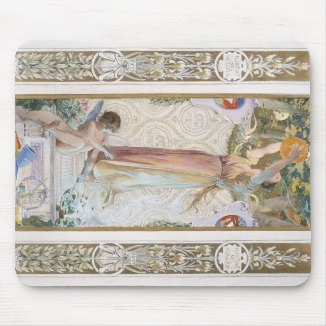 Luc-Olivier Merson Holiday lighting Hôtel de Ville Mousepad (Vorne)