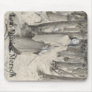 Luc-Olivier Merson Joan von Arc Anhörung der Stimm Mousepad