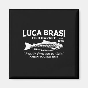 Luca Brasi Fischmarkt Der Pate Est 1945 Fisch Magnet