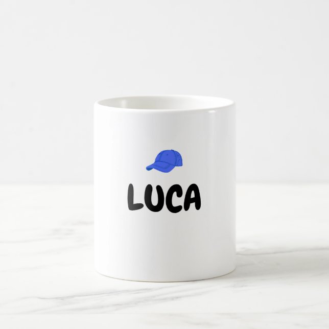 Luca I Personalisierte Mugs für Jungen Kaffeetasse (Mittel)