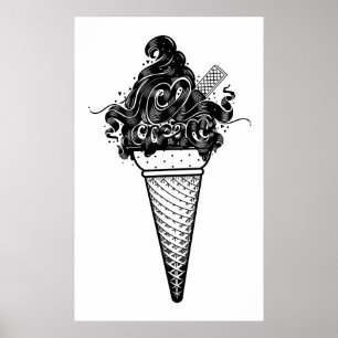 Luca Ionescu "Eiscreme " Poster