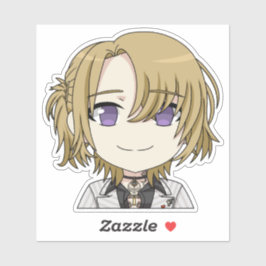 Luca Kaneshiro Chibi Lächeln Aufkleber