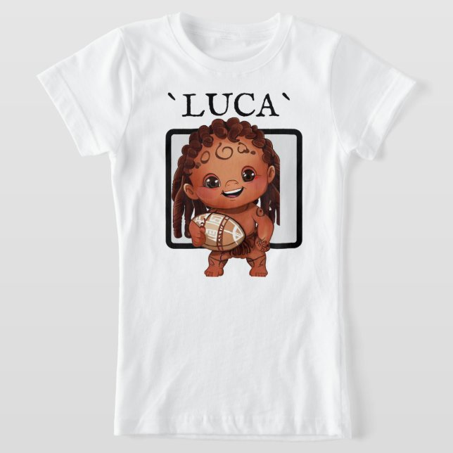 LUCA UND RUGBY BALL T - Shirt (Ablage )
