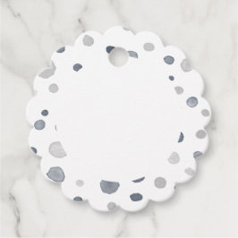 Lucas Confetti Wasserfarbe Dots Bevorzuge Tags Geschenkanhänger