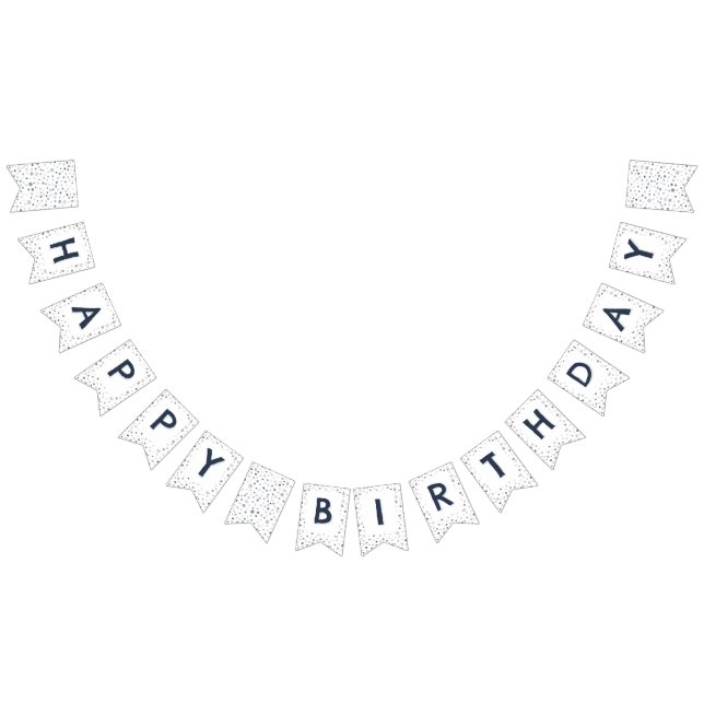 Lucas Confetti Wasserfarbe Dots Jagdflagge Wimpelkette (Alle)