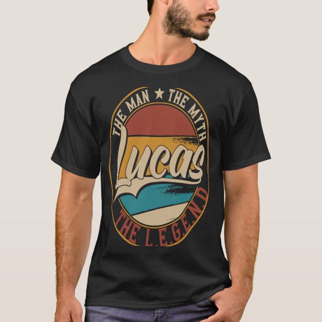 Lucas Der Mann der Mythos der Legende T-Shirt (Vorderseite)