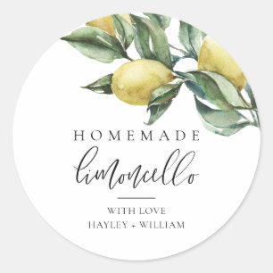 Lucas Limoncello Runder Aufkleber