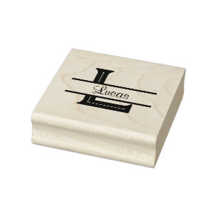 Lucas Name Briefmarke & Monogramm Briefmarke Gummistempel