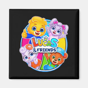 Lucas Ruby Lilly Brody beliebte Kinderfiguren Magnet