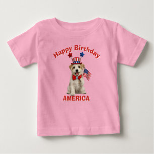 Lucas Terrier (2x) Patriotisches Kinder T-Shirt