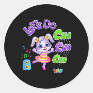 Lucas und Friends by Rv Appstudios Frauen Cartoon Runder Aufkleber