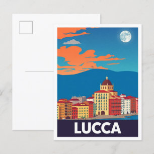 Lucca Italien Kunst, Dichtung und Musik Postkarte