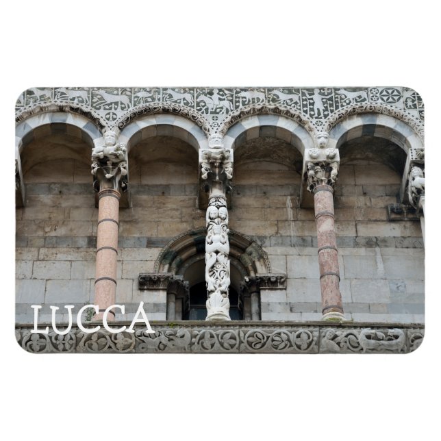 Lucca, Italien Magnet (Horizontal)