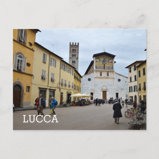 Lucca, Italien Postkarte (Vorderseite)