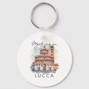 Lucca Italien Reisender Liebhaber Reise Abenteuer Schlüsselanhänger