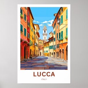 Lucca Italy Travel Print Poster
