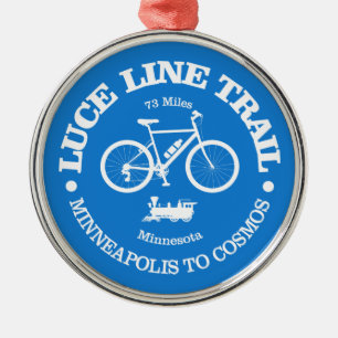 Luce Line Trail (Radfahren) Ornament Aus Metall