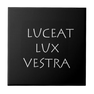 Luceat Lux vestra Fliese