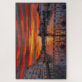 Lucerne Sunset Glow: Gallery Edition Puzzle