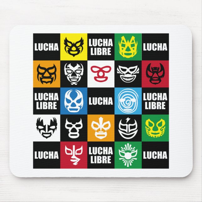 LUCHA#35c Mousepad (Vorne)