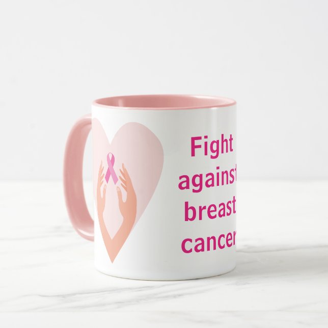 Lucha contra el cáncer de mama tasse (Vorderseite Links)